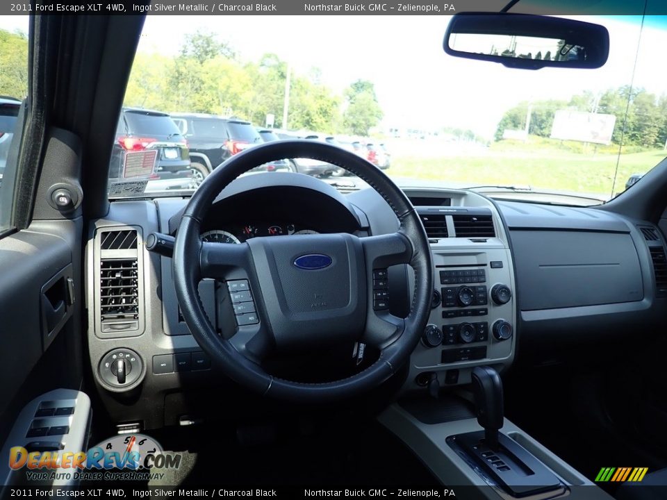 2011 Ford Escape XLT 4WD Ingot Silver Metallic / Charcoal Black Photo #19