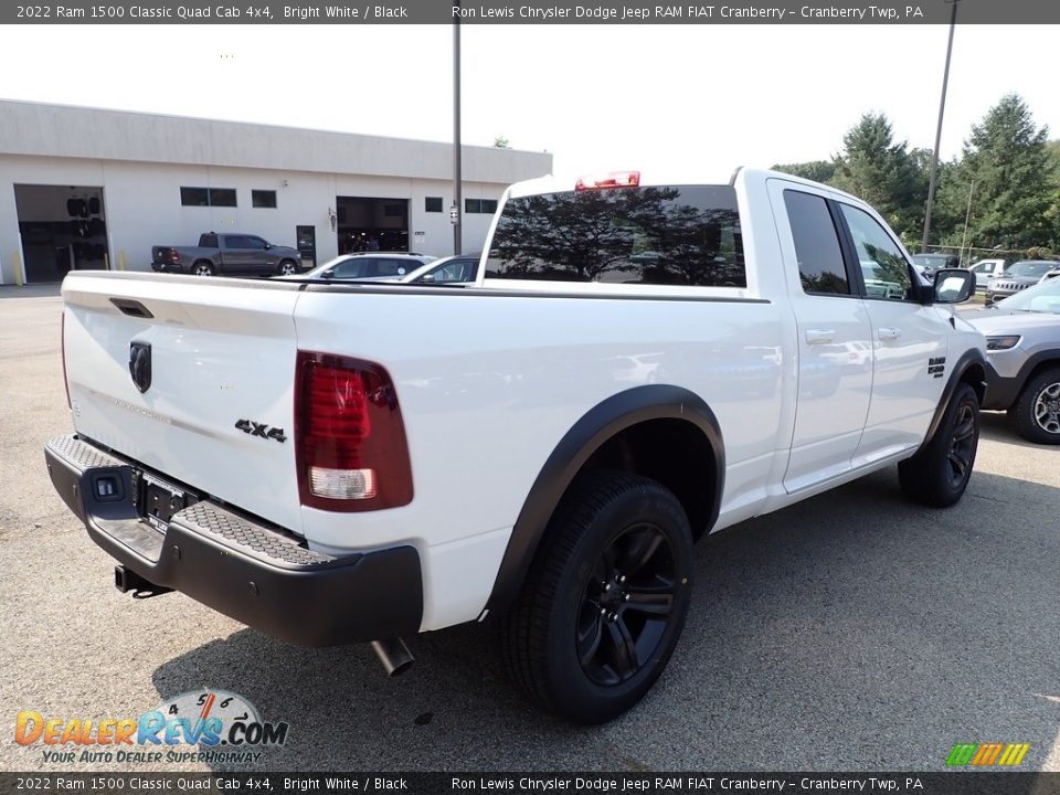 2022 Ram 1500 Classic Quad Cab 4x4 Bright White / Black Photo #6