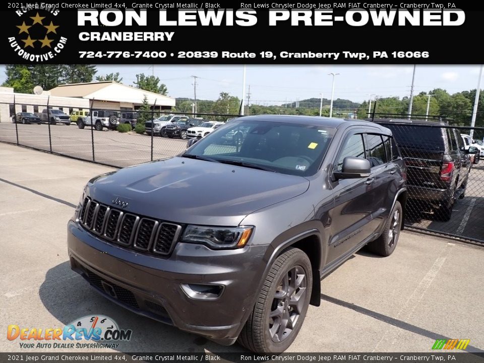 2021 Jeep Grand Cherokee Limited 4x4 Granite Crystal Metallic / Black Photo #1