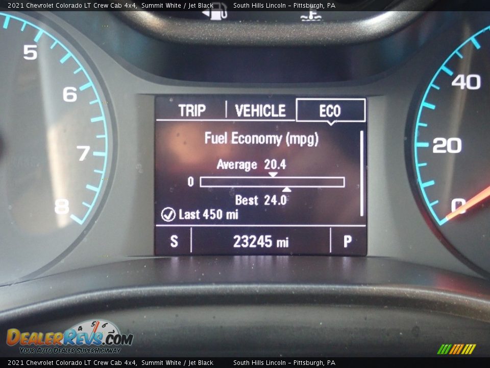 2021 Chevrolet Colorado LT Crew Cab 4x4 Summit White / Jet Black Photo #24