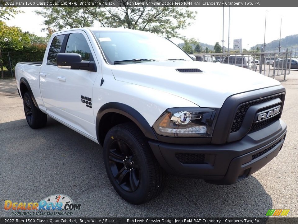 2022 Ram 1500 Classic Quad Cab 4x4 Bright White / Black Photo #8