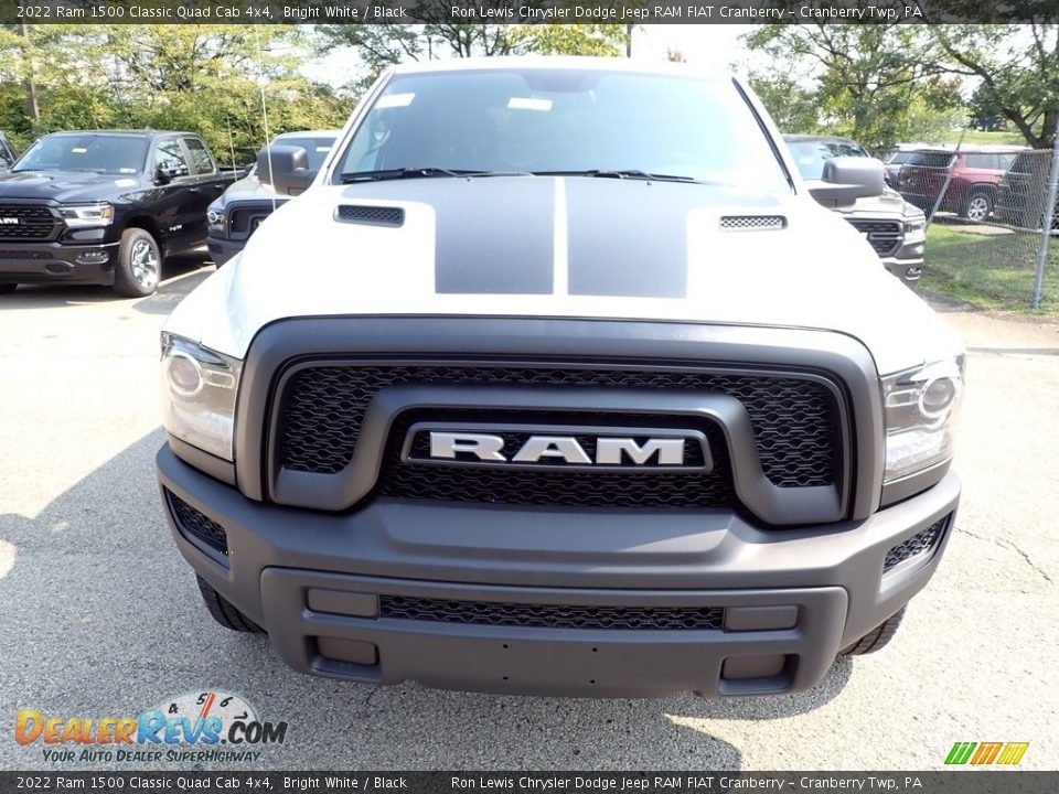 2022 Ram 1500 Classic Quad Cab 4x4 Bright White / Black Photo #9