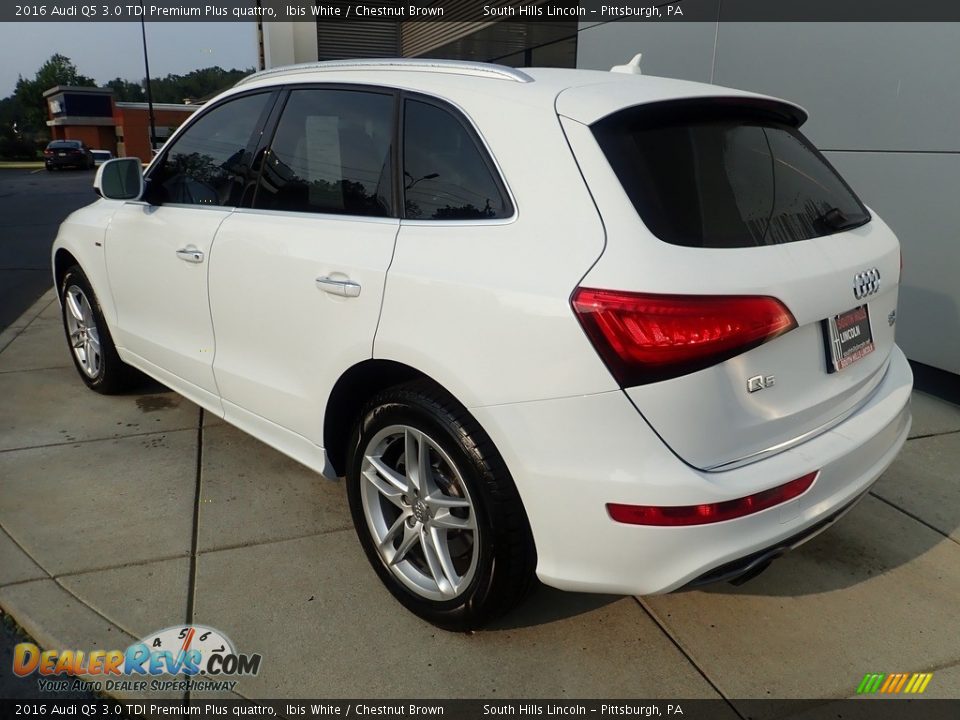 2016 Audi Q5 3.0 TDI Premium Plus quattro Ibis White / Chestnut Brown Photo #3