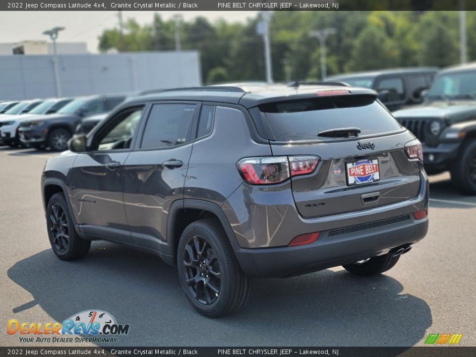 2022 Jeep Compass Latitude 4x4 Granite Crystal Metallic / Black Photo #4