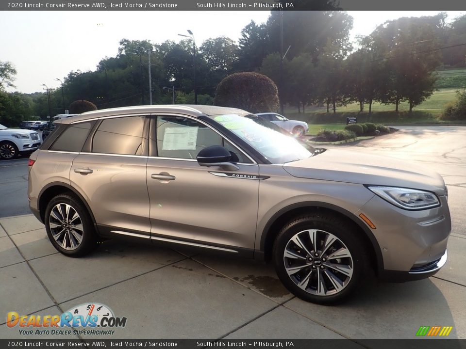 2020 Lincoln Corsair Reserve AWD Iced Mocha / Sandstone Photo #7