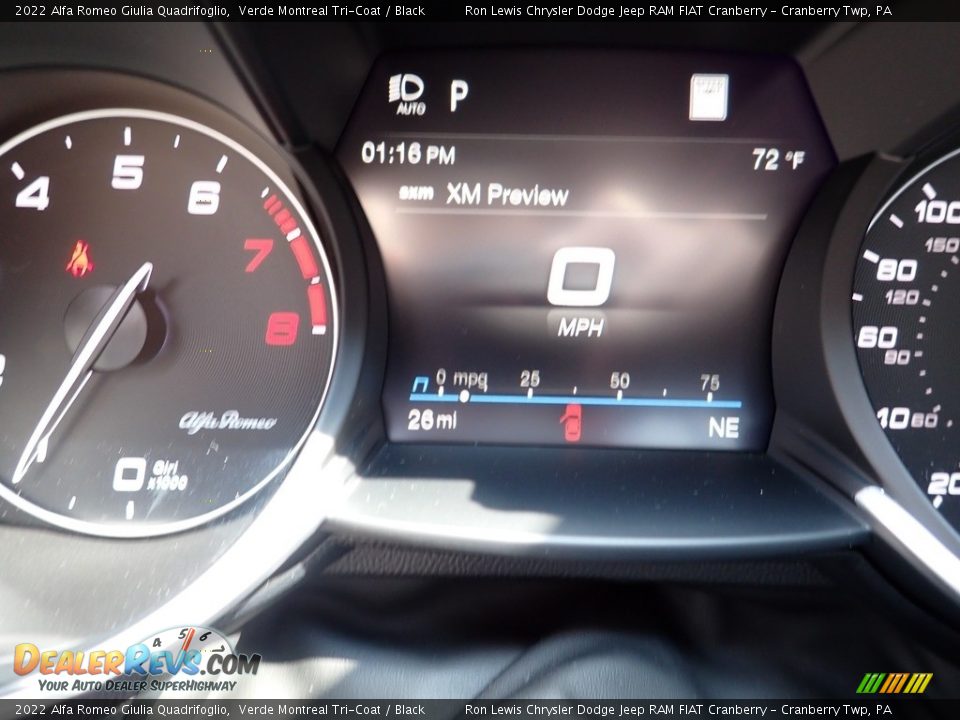 2022 Alfa Romeo Giulia Quadrifoglio Gauges Photo #16