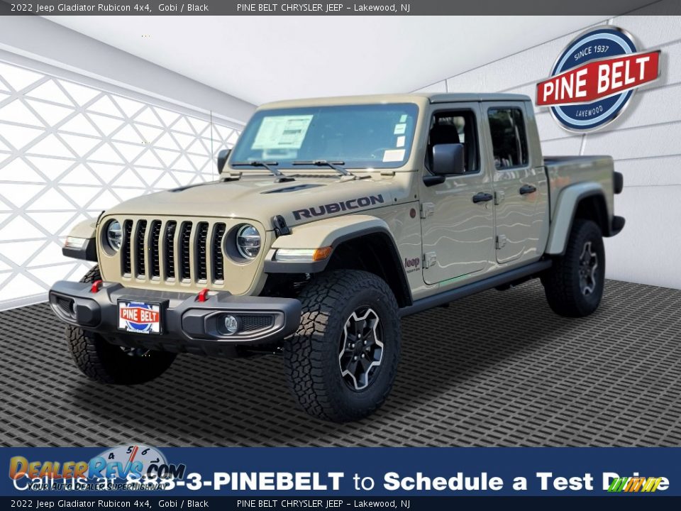 2022 Jeep Gladiator Rubicon 4x4 Gobi / Black Photo #1