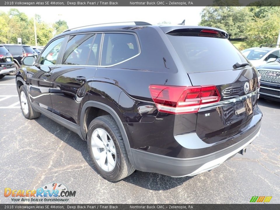 2018 Volkswagen Atlas SE 4Motion Deep Black Pearl / Titan Black Photo #3