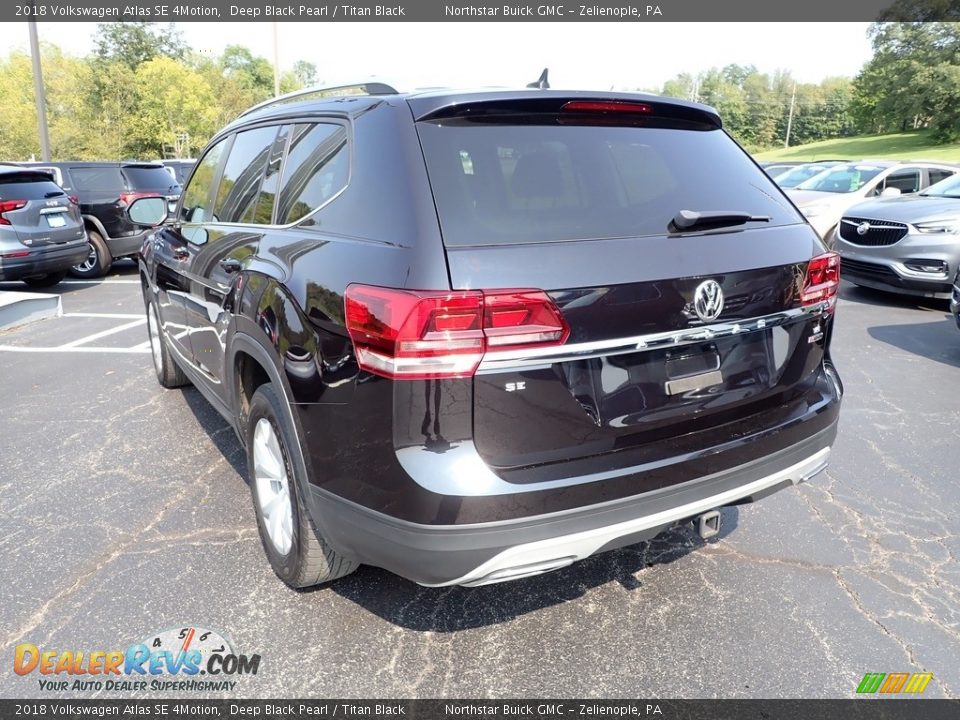 2018 Volkswagen Atlas SE 4Motion Deep Black Pearl / Titan Black Photo #4