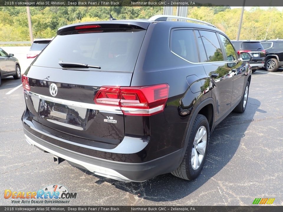 2018 Volkswagen Atlas SE 4Motion Deep Black Pearl / Titan Black Photo #6