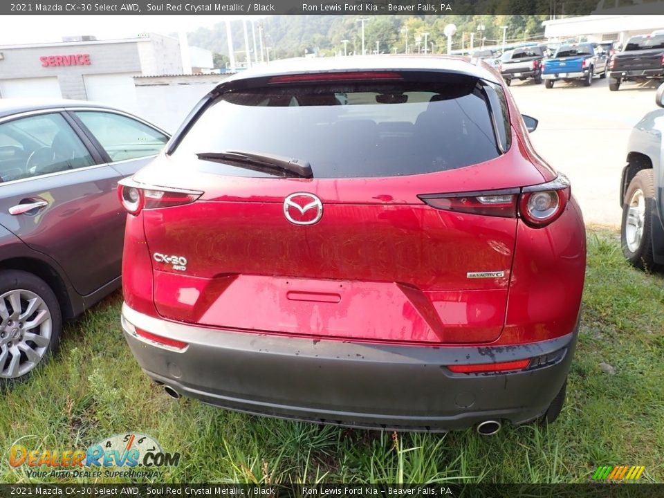 2021 Mazda CX-30 Select AWD Soul Red Crystal Metallic / Black Photo #4