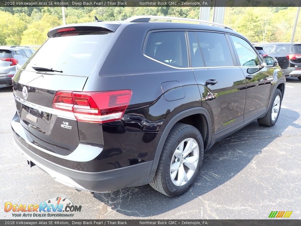 2018 Volkswagen Atlas SE 4Motion Deep Black Pearl / Titan Black Photo #7