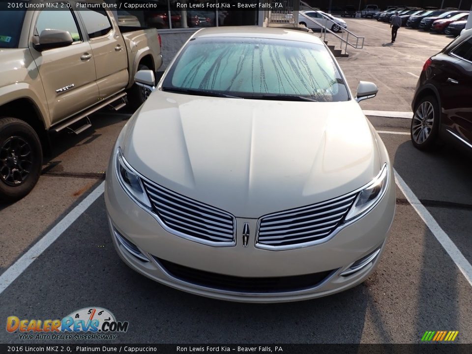 2016 Lincoln MKZ 2.0 Platinum Dune / Cappuccino Photo #2