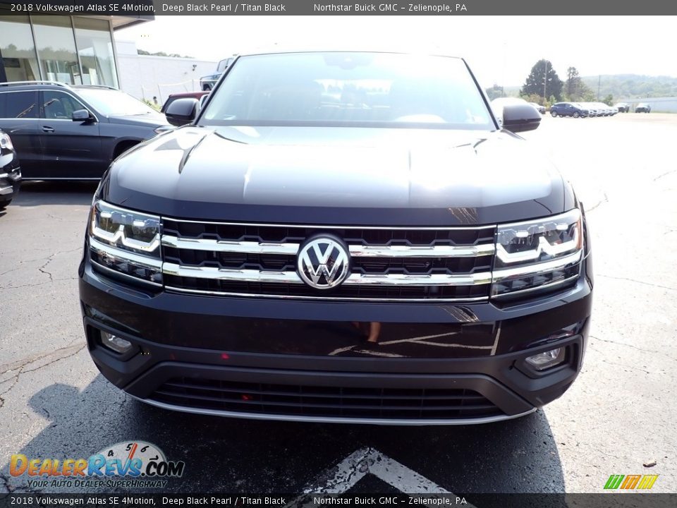 2018 Volkswagen Atlas SE 4Motion Deep Black Pearl / Titan Black Photo #11