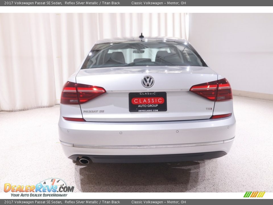 2017 Volkswagen Passat SE Sedan Reflex Silver Metallic / Titan Black Photo #19