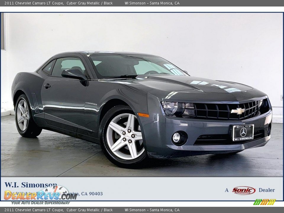 2011 Chevrolet Camaro LT Coupe Cyber Gray Metallic / Black Photo #1