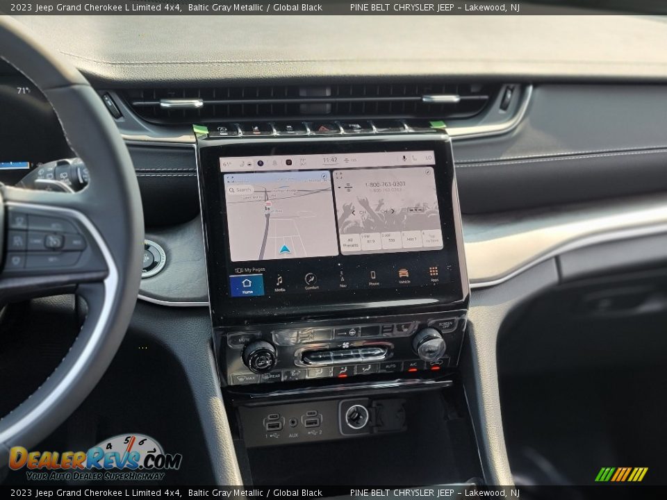 2023 Jeep Grand Cherokee L Limited 4x4 Baltic Gray Metallic / Global Black Photo #7