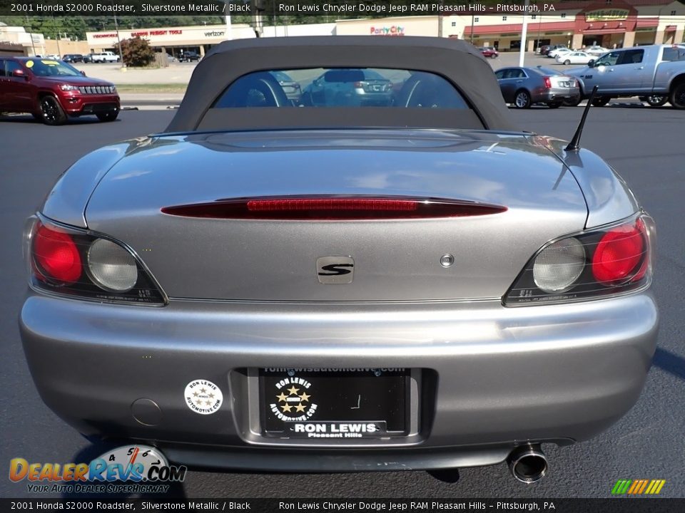 2001 Honda S2000 Roadster Silverstone Metallic / Black Photo #4