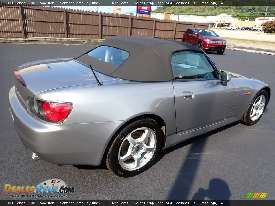 2001 Honda S2000 Roadster Silverstone Metallic / Black Photo #5