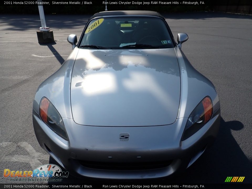 2001 Honda S2000 Roadster Silverstone Metallic / Black Photo #8