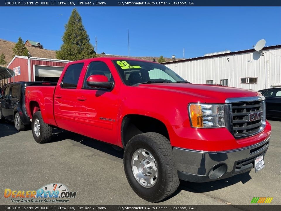 Front 3/4 View of 2008 GMC Sierra 2500HD SLT Crew Cab Photo #1