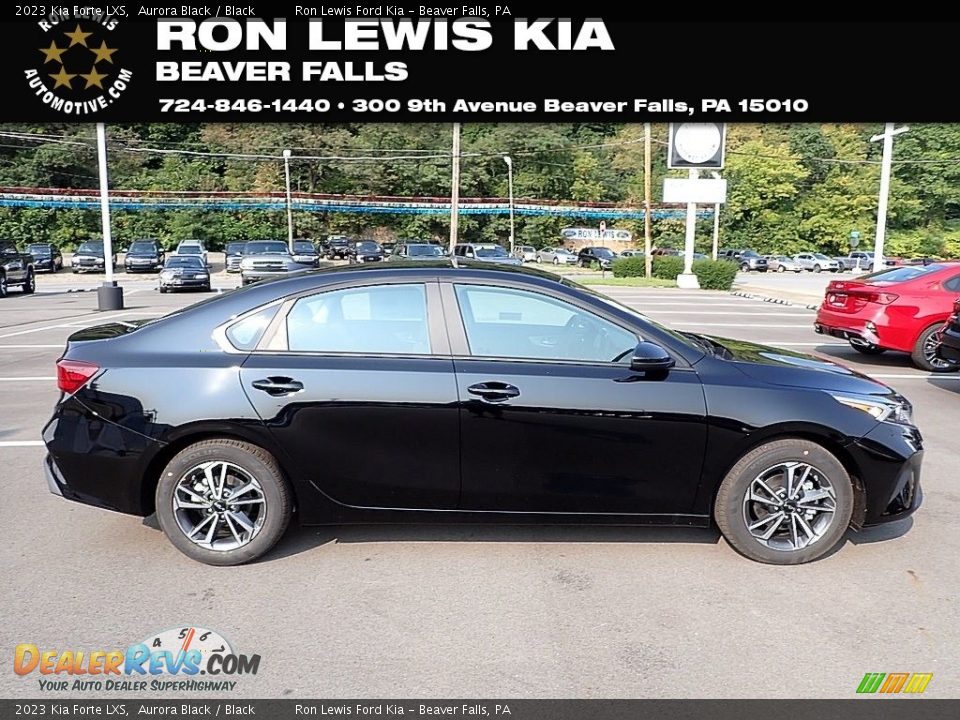 2023 Kia Forte LXS Aurora Black / Black Photo #1