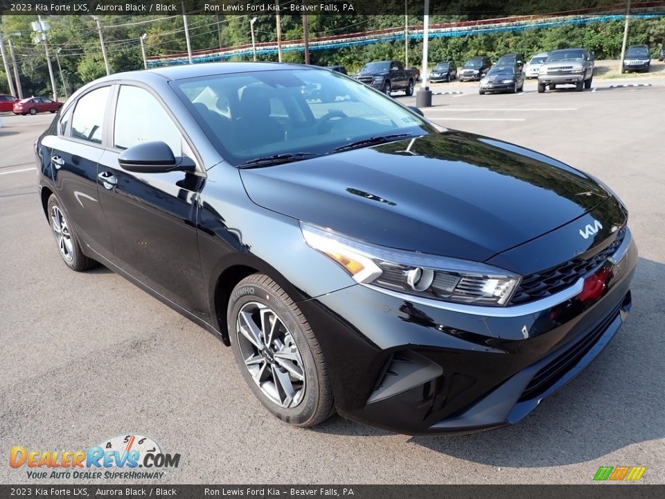 2023 Kia Forte LXS Aurora Black / Black Photo #2