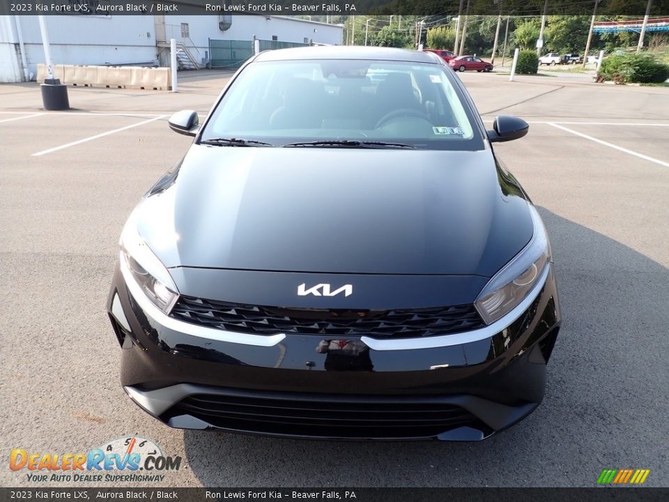 2023 Kia Forte LXS Aurora Black / Black Photo #3