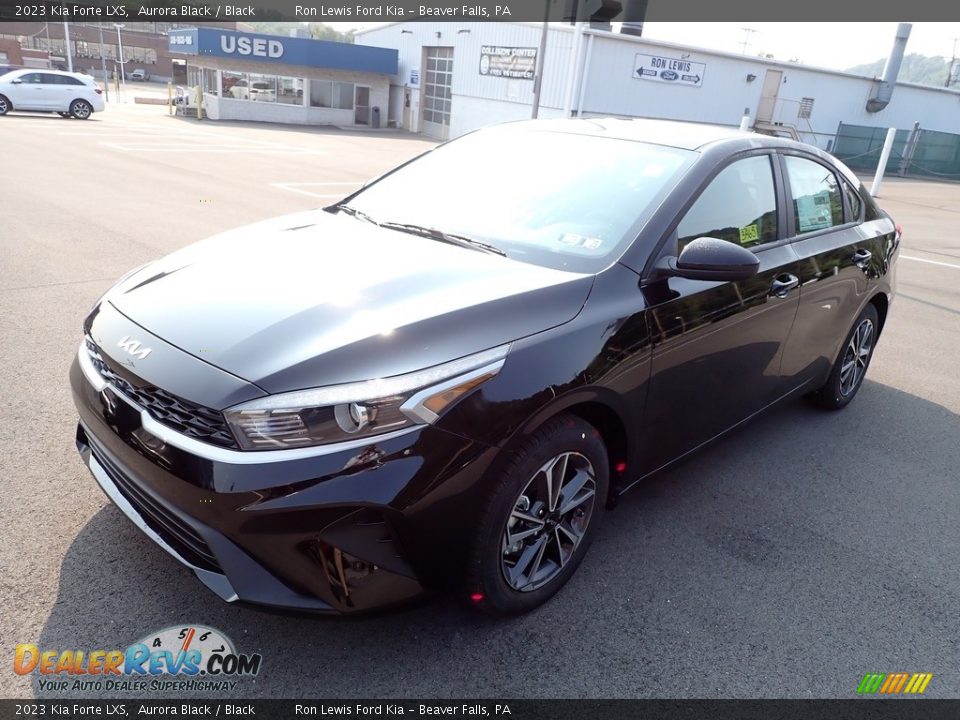 2023 Kia Forte LXS Aurora Black / Black Photo #4