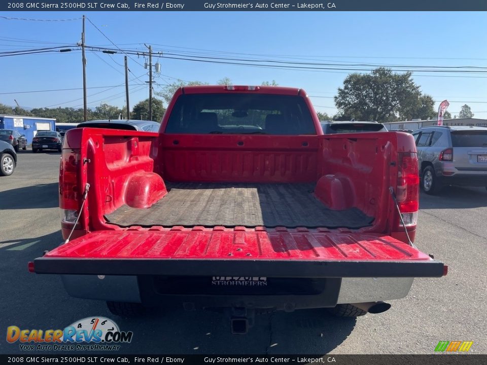 2008 GMC Sierra 2500HD SLT Crew Cab Fire Red / Ebony Photo #6