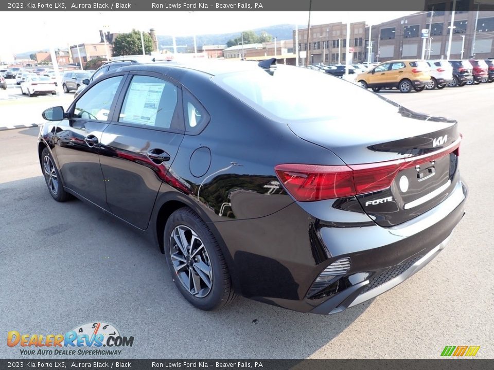 2023 Kia Forte LXS Aurora Black / Black Photo #6