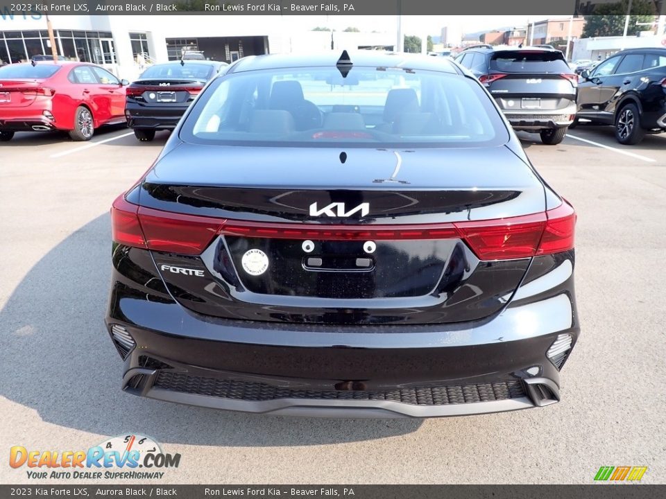 2023 Kia Forte LXS Aurora Black / Black Photo #7