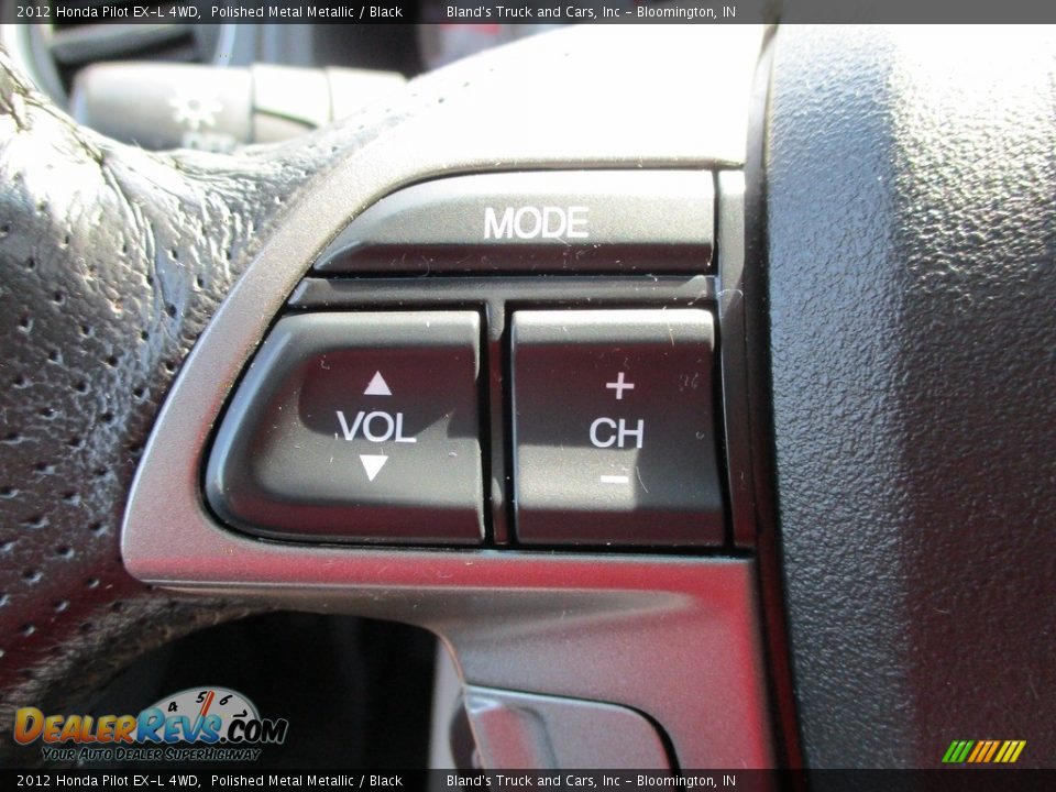 2012 Honda Pilot EX-L 4WD Polished Metal Metallic / Black Photo #17