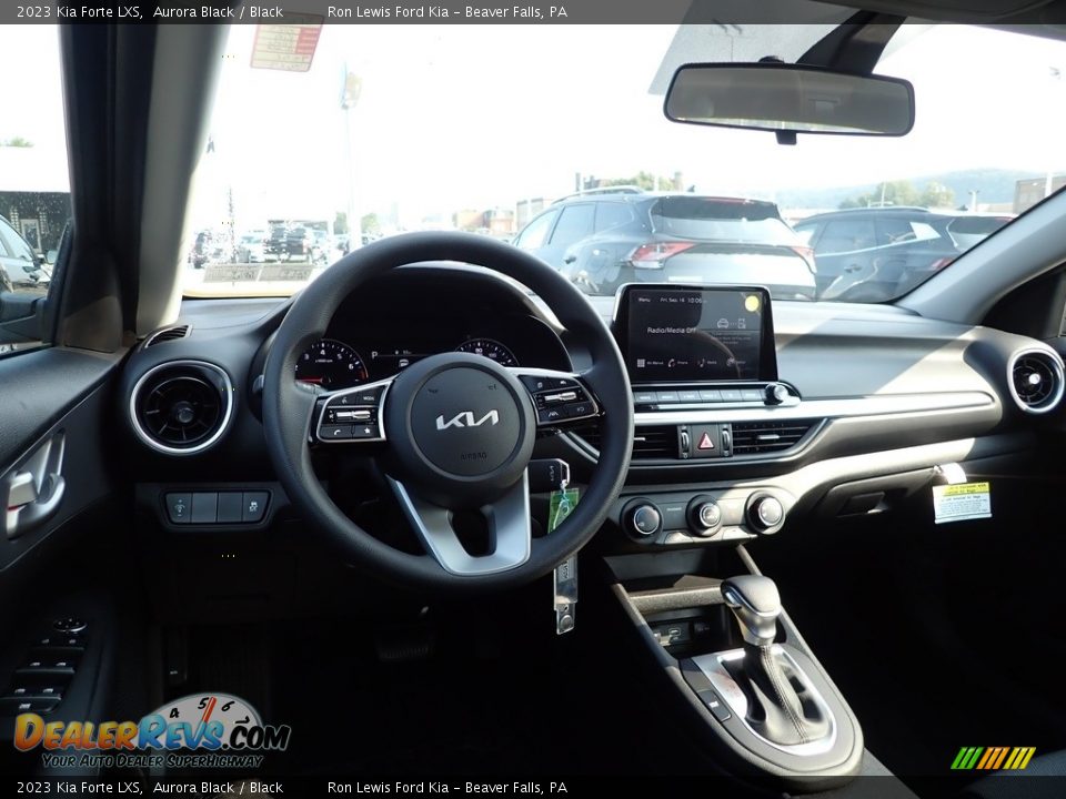 2023 Kia Forte LXS Aurora Black / Black Photo #13