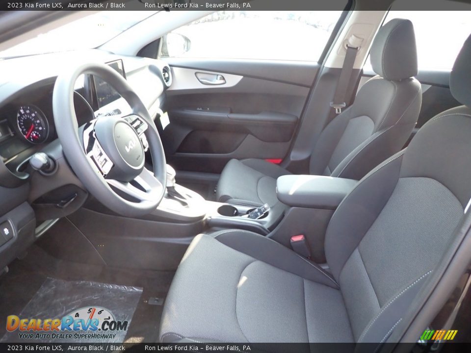 2023 Kia Forte LXS Aurora Black / Black Photo #14