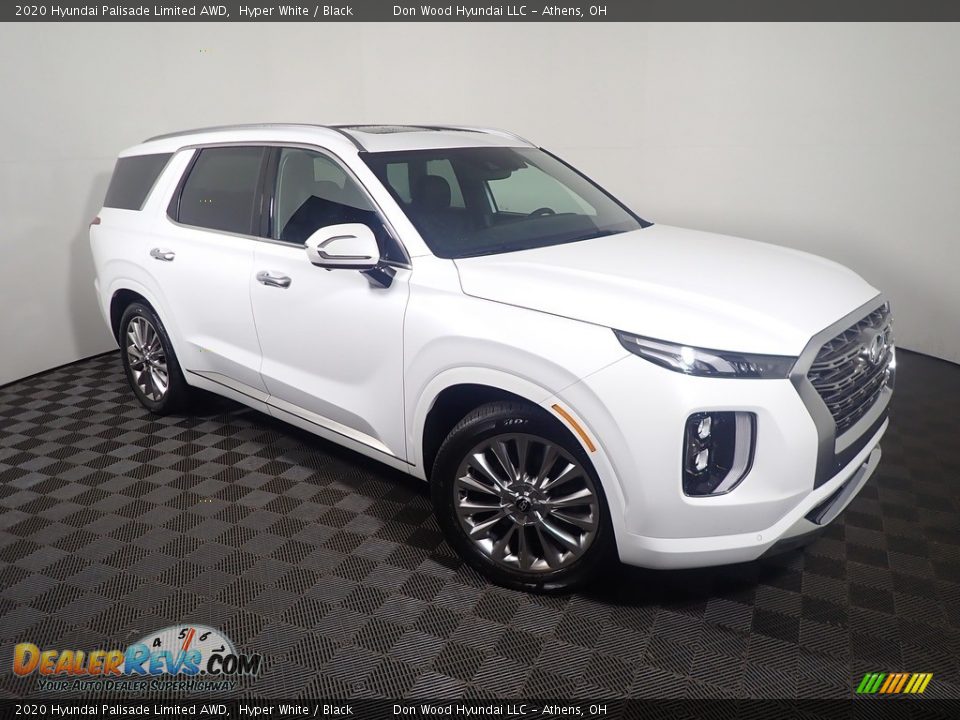 2020 Hyundai Palisade Limited AWD Hyper White / Black Photo #6