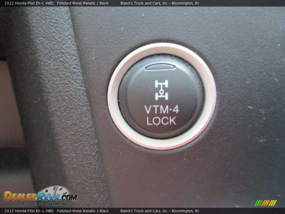 2012 Honda Pilot EX-L 4WD Polished Metal Metallic / Black Photo #21