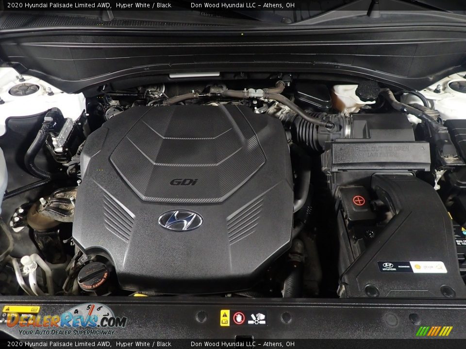 2020 Hyundai Palisade Limited AWD Hyper White / Black Photo #10