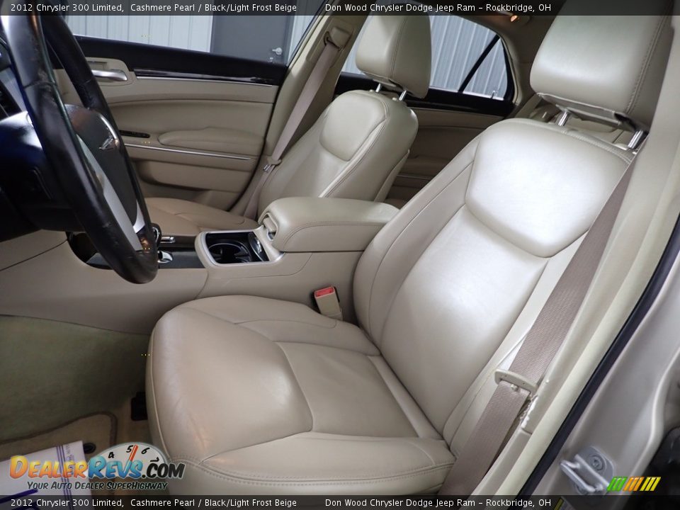 2012 Chrysler 300 Limited Cashmere Pearl / Black/Light Frost Beige Photo #17