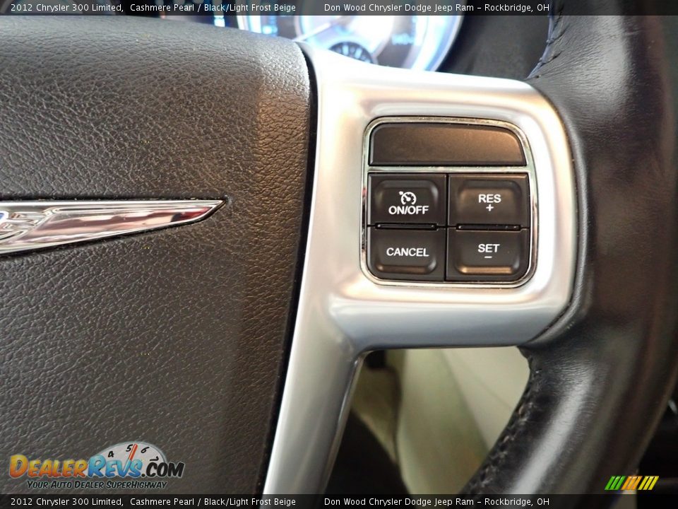 2012 Chrysler 300 Limited Cashmere Pearl / Black/Light Frost Beige Photo #20