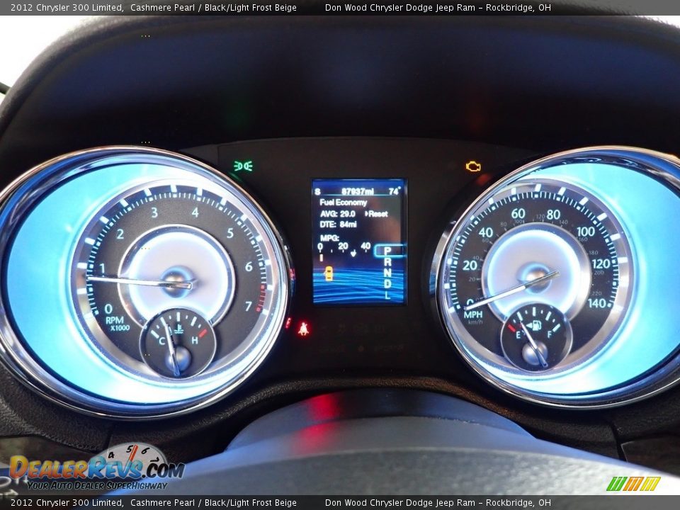 2012 Chrysler 300 Limited Cashmere Pearl / Black/Light Frost Beige Photo #21