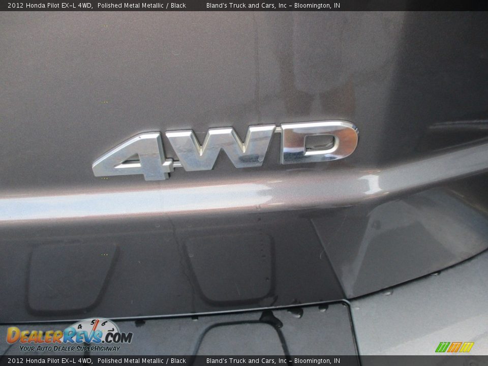 2012 Honda Pilot EX-L 4WD Polished Metal Metallic / Black Photo #31