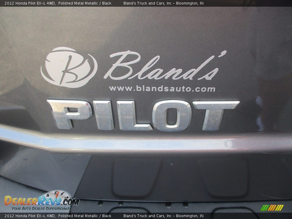 2012 Honda Pilot EX-L 4WD Polished Metal Metallic / Black Photo #32