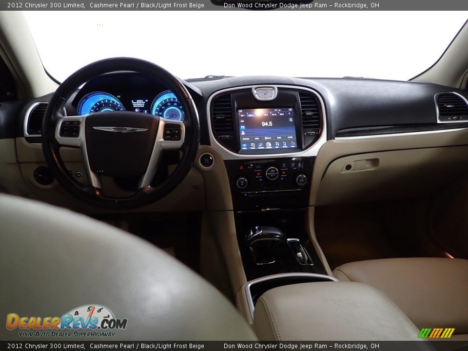 2012 Chrysler 300 Limited Cashmere Pearl / Black/Light Frost Beige Photo #28