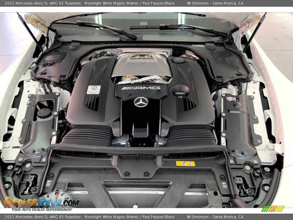 2022 Mercedes-Benz SL AMG 63 Roadster 4.0 Liter DI biturbo DOHC 32-Valve VVT V8 Engine Photo #9