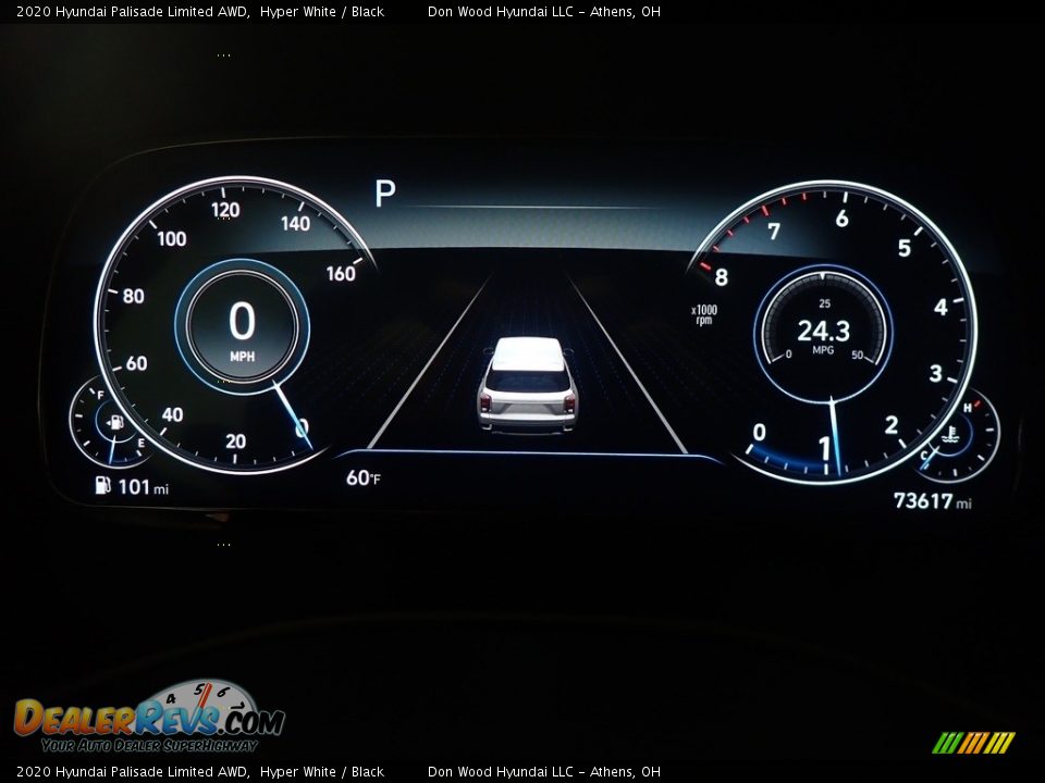 2020 Hyundai Palisade Limited AWD Hyper White / Black Photo #30