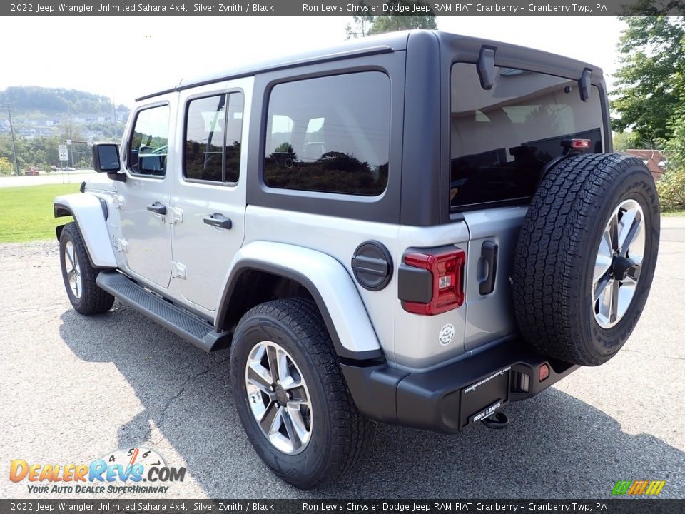 2022 Jeep Wrangler Unlimited Sahara 4x4 Silver Zynith / Black Photo #3