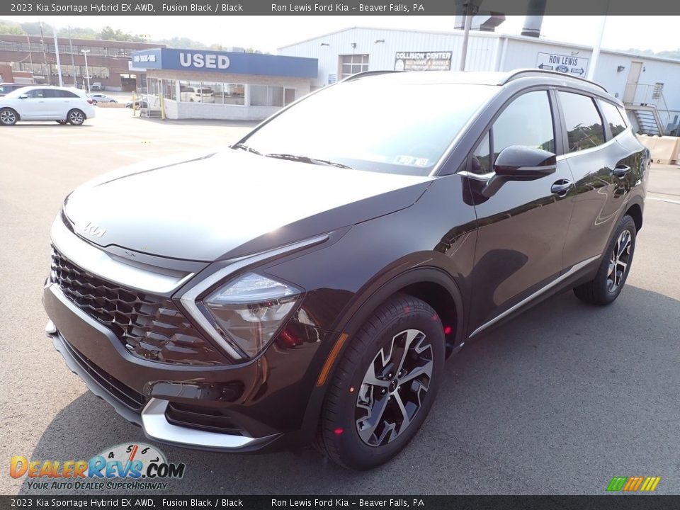 2023 Kia Sportage Hybrid EX AWD Fusion Black / Black Photo #4