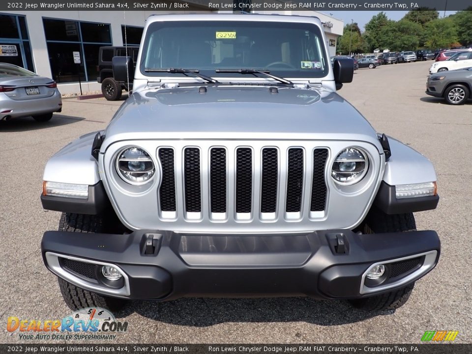 2022 Jeep Wrangler Unlimited Sahara 4x4 Silver Zynith / Black Photo #8