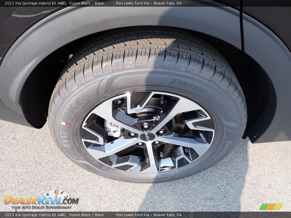 2023 Kia Sportage Hybrid EX AWD Fusion Black / Black Photo #9